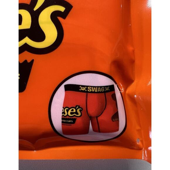 Mens Large 34-36 Reese’s Peanut Butter Cups SWAG Boxer Briefs‎ One Pair - Picture 2 of 4